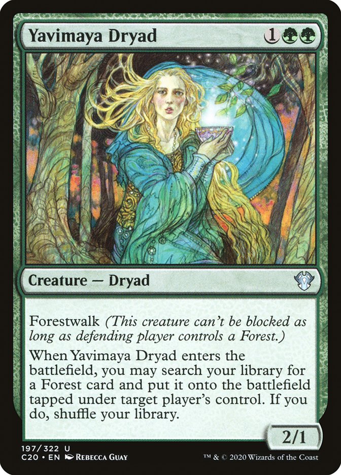 Yavimaya Dryad [Commander 2020] | Fandemonia Ltd