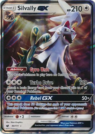 Silvally GX (90/111) (Jumbo Card) [Sun & Moon: Crimson Invasion] | Fandemonia Ltd