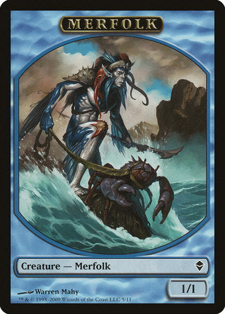 Merfolk Token [Zendikar Tokens] | Fandemonia Ltd