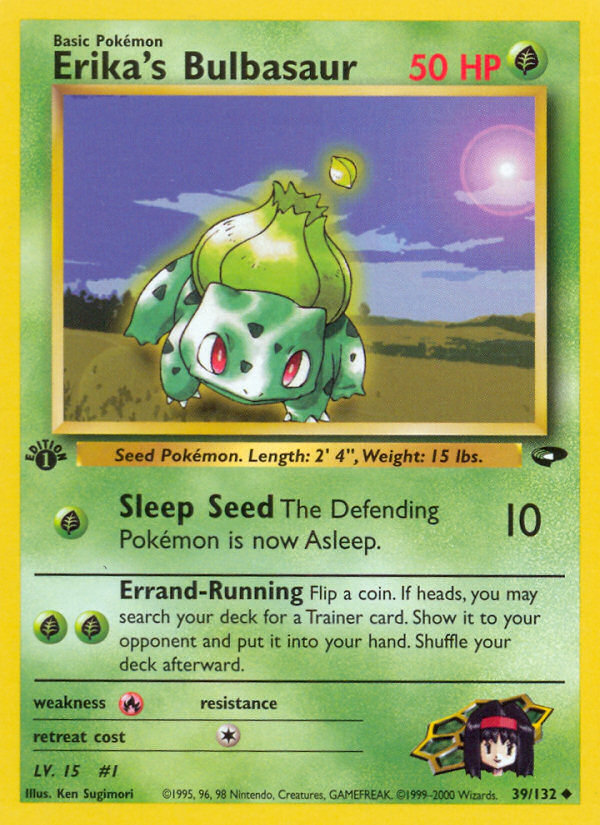 Erika's Bulbasaur (39/132) [Gym Challenge 1st Edition] | Fandemonia Ltd