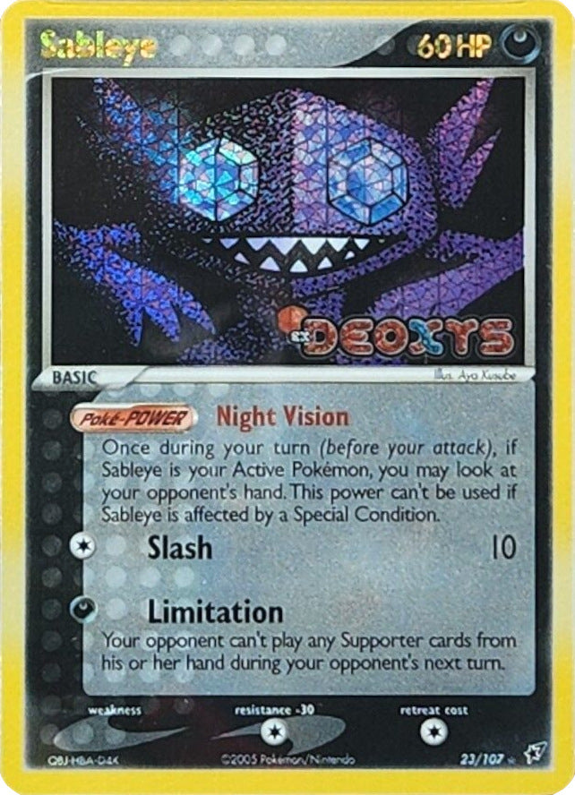 Sableye (23/107) (Stamped) [EX: Deoxys] | Fandemonia Ltd