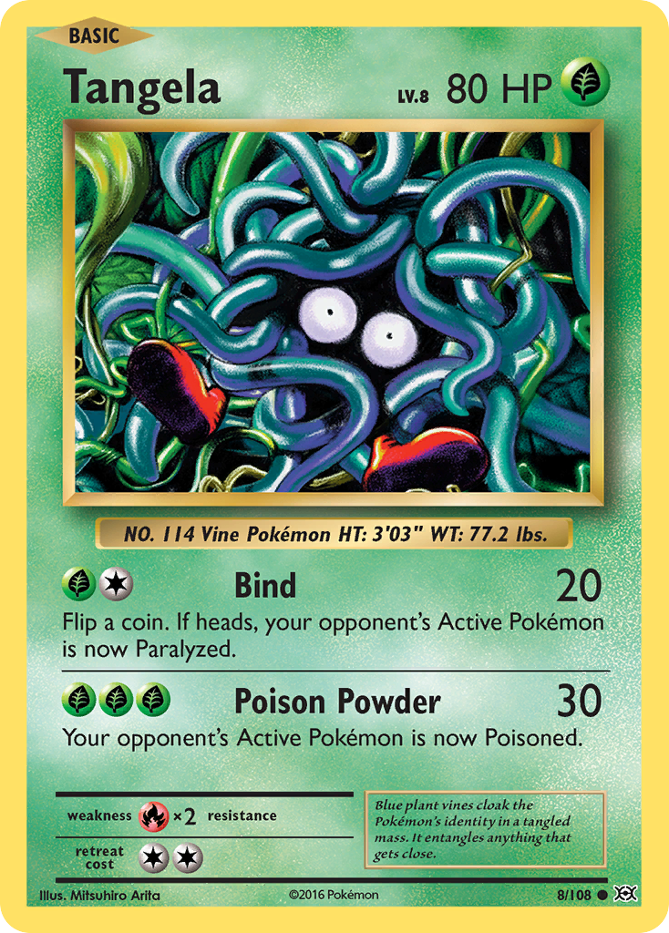 Tangela (8/108) [XY: Evolutions] | Fandemonia Ltd