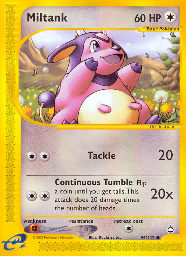 Miltank (94/147) [Aquapolis] | Fandemonia Ltd