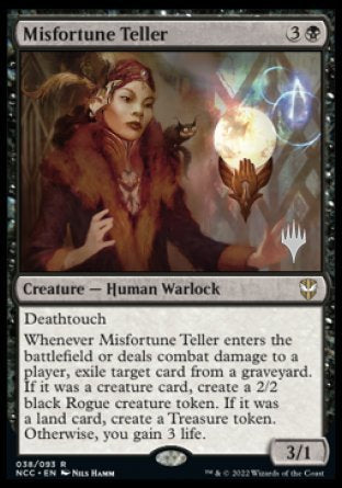 Misfortune Teller (Promo Pack) [Streets of New Capenna Commander Promos] | Fandemonia Ltd