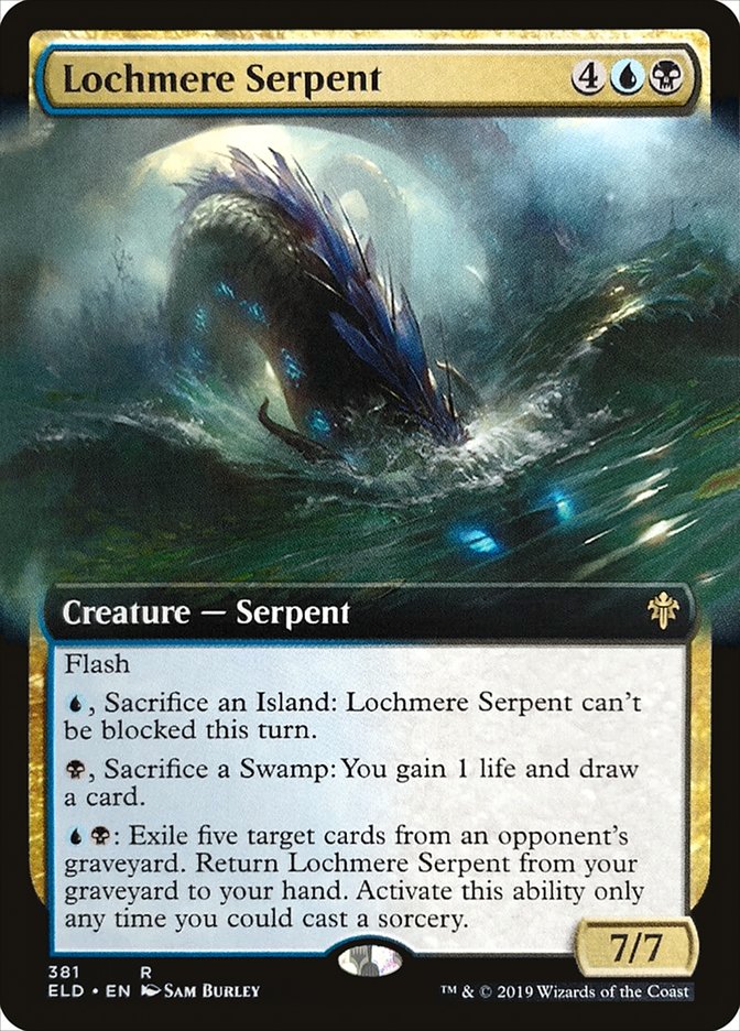 Lochmere Serpent (Extended Art) [Throne of Eldraine] | Fandemonia Ltd