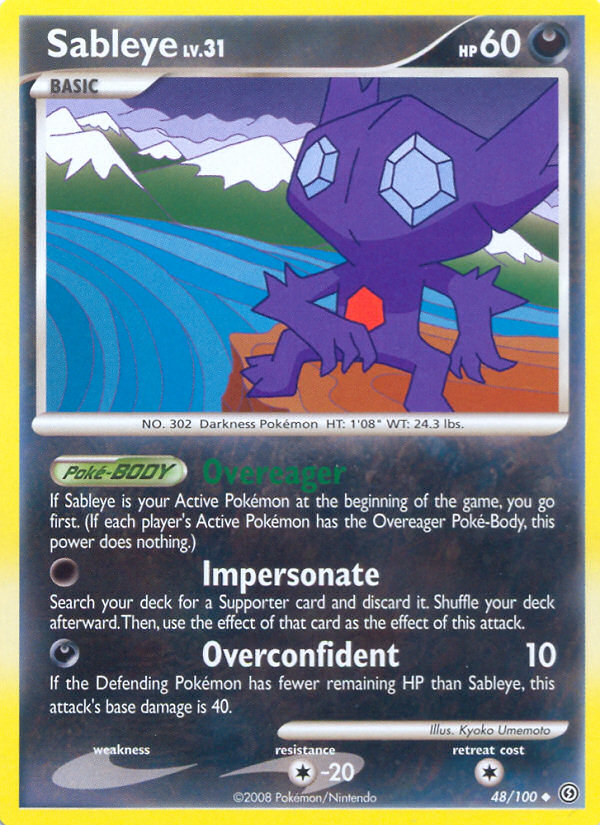 Sableye (48/100) [Diamond & Pearl: Stormfront] | Fandemonia Ltd