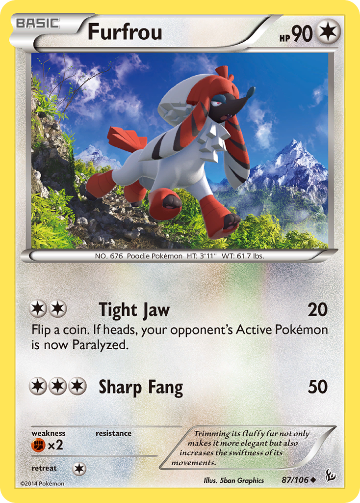 Furfrou (87/106) [XY: Flashfire] | Fandemonia Ltd