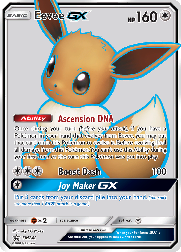 Eevee GX (SM242) [Sun & Moon: Black Star Promos] | Fandemonia Ltd