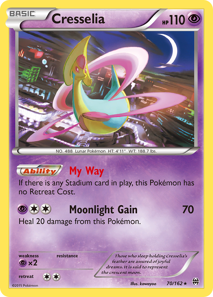 Cresselia (70/162) [XY: BREAKthrough] | Fandemonia Ltd