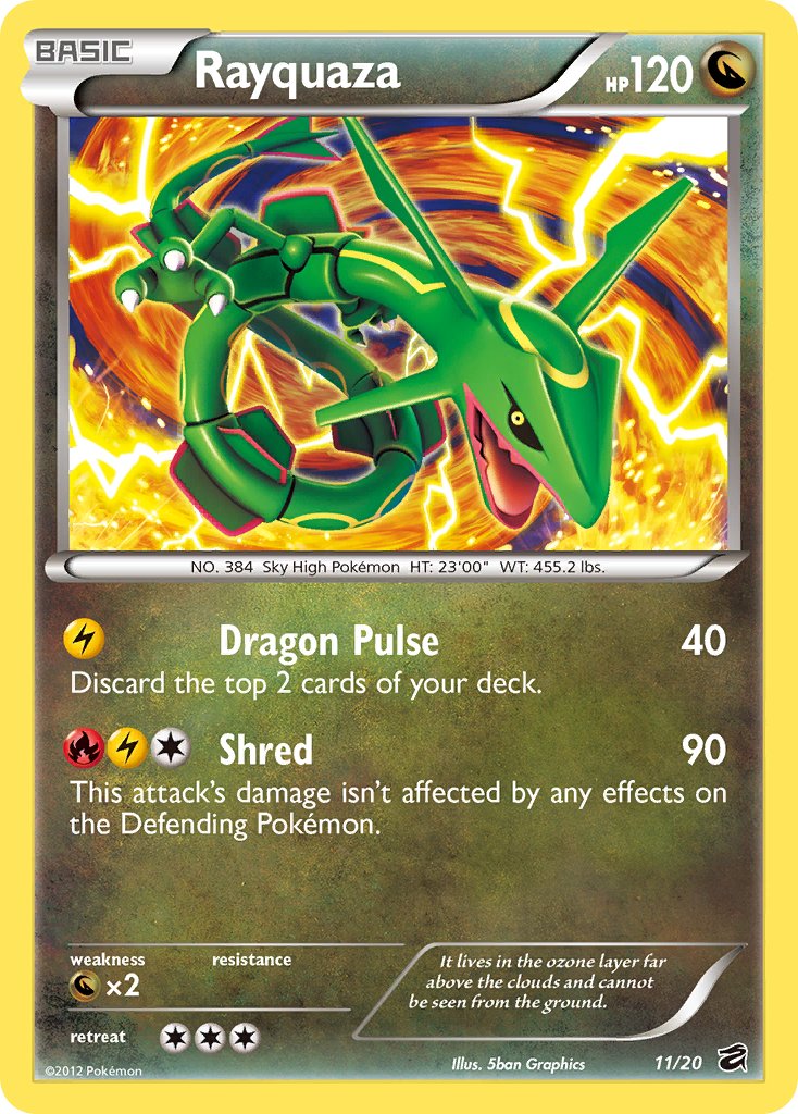 Rayquaza (11/20) (Blister Exclusive) [Black & White: Dragon Vault] | Fandemonia Ltd