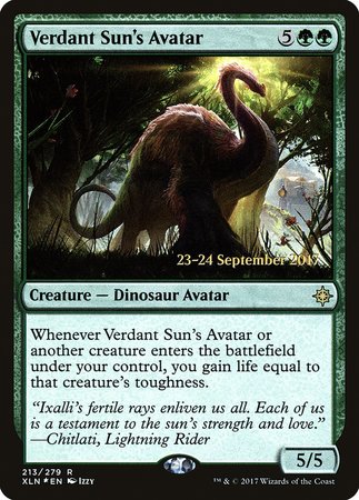 Verdant Sun's Avatar [Ixalan Promos] | Fandemonia Ltd