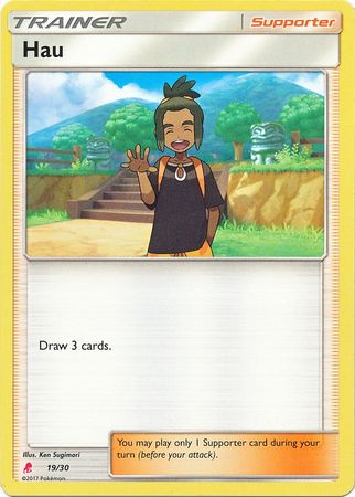 Hau (19/30) [Sun & Moon: Trainer Kit - Lycanroc] | Fandemonia Ltd