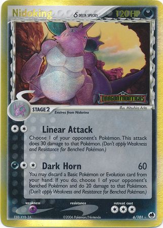 Nidoking (6/101) (Delta Species) (Stamped) [EX: Dragon Frontiers] | Fandemonia Ltd