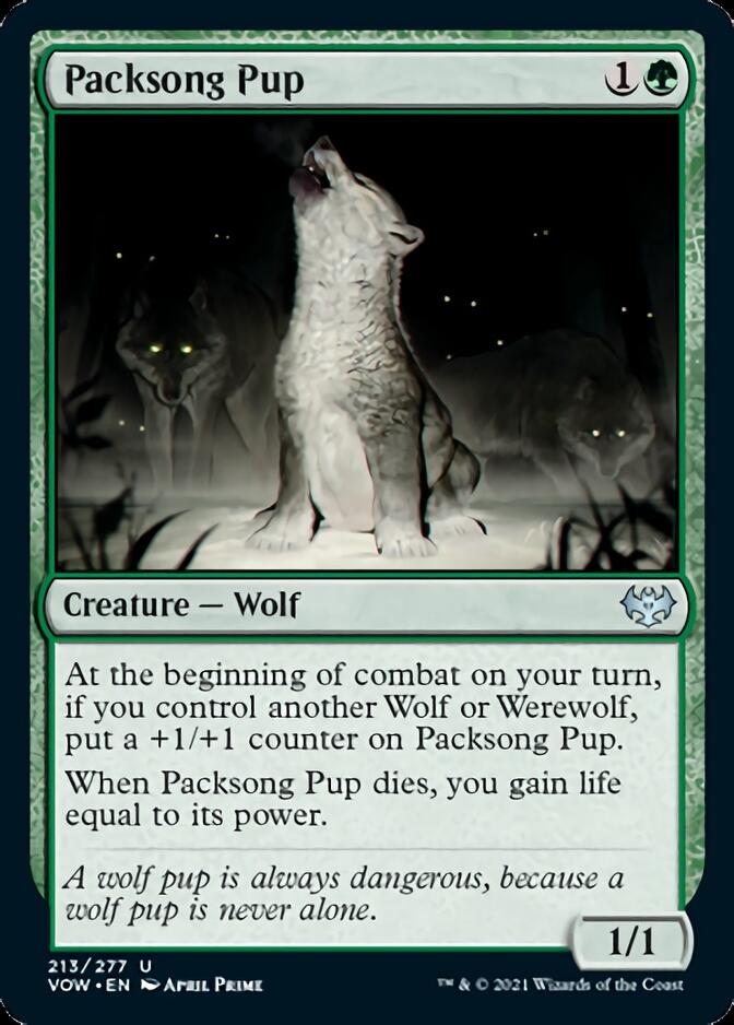 Packsong Pup [Innistrad: Crimson Vow] | Fandemonia Ltd