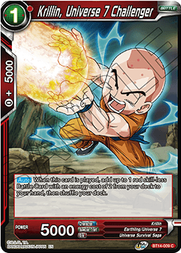 Krillin, Universe 7 Challenger (BT14-009) [Cross Spirits] | Fandemonia Ltd