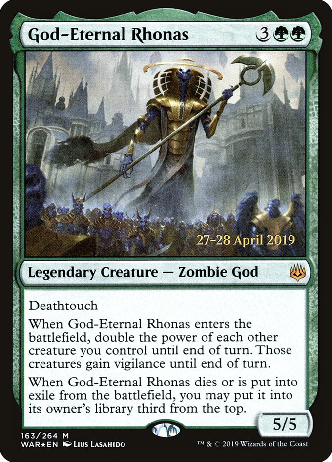 God-Eternal Rhonas  [War of the Spark Prerelease Promos] | Fandemonia Ltd