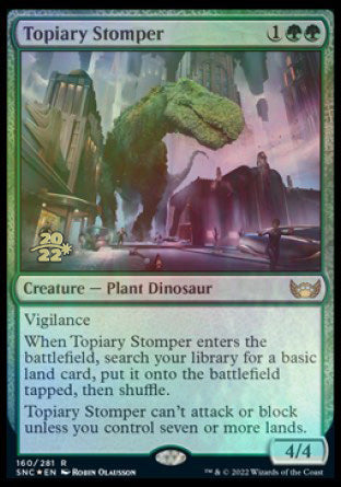 Topiary Stomper [Streets of New Capenna Prerelease Promos] | Fandemonia Ltd