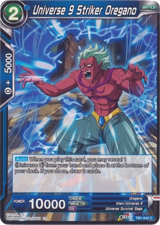 Universe 9 Striker Oregano (Reprint) (TB1-042) [Battle Evolution Booster] | Fandemonia Ltd