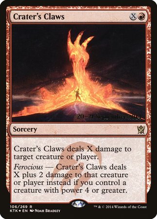 Crater's Claws [Khans of Tarkir Promos] | Fandemonia Ltd