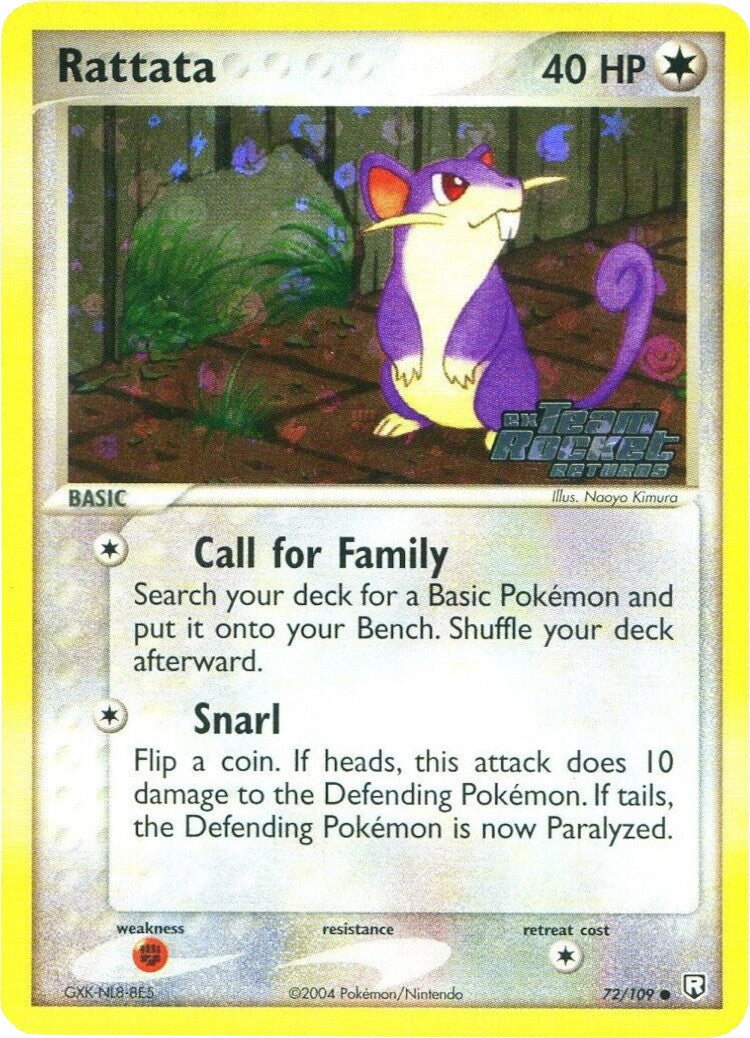 Rattata (72/109) (Stamped) [EX: Team Rocket Returns] | Fandemonia Ltd