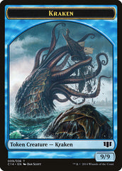 Kraken // Zombie (011/036) Double-sided Token [Commander 2014 Tokens] | Fandemonia Ltd