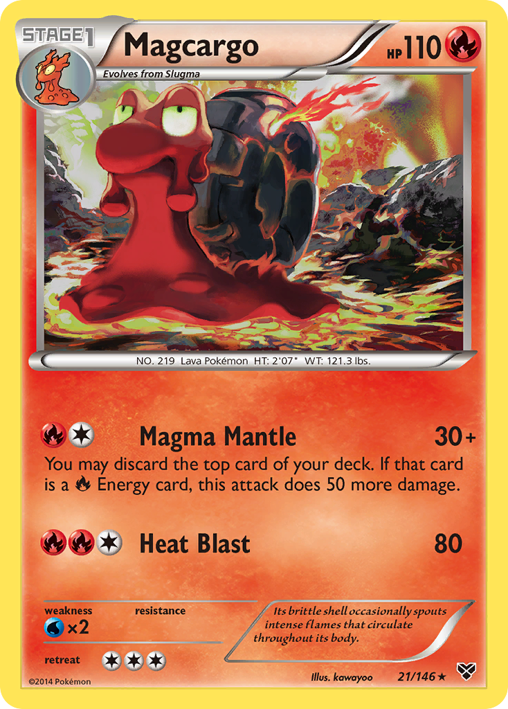 Magcargo (21/146) [XY: Base Set] | Fandemonia Ltd