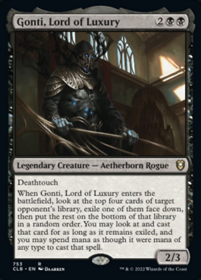 Gonti, Lord of Luxury [Commander Legends: Battle for Baldur's Gate] | Fandemonia Ltd