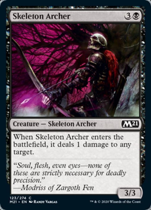 Skeleton Archer [Core Set 2021] | Fandemonia Ltd