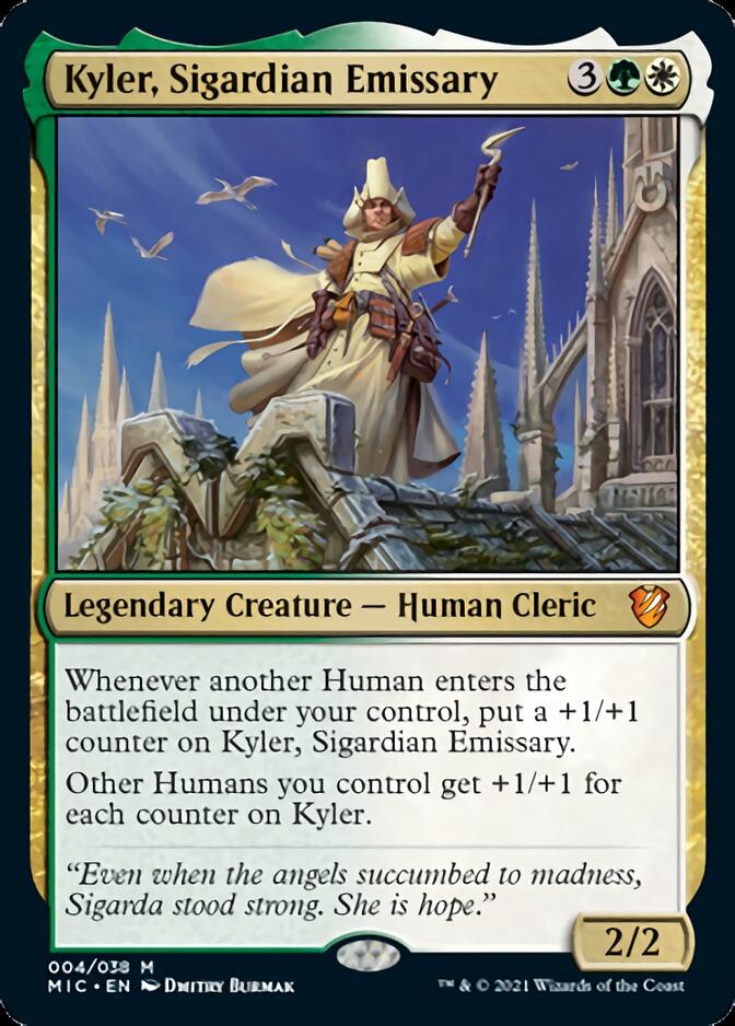 Kyler, Sigardian Emissary [Innistrad: Midnight Hunt Commander] | Fandemonia Ltd