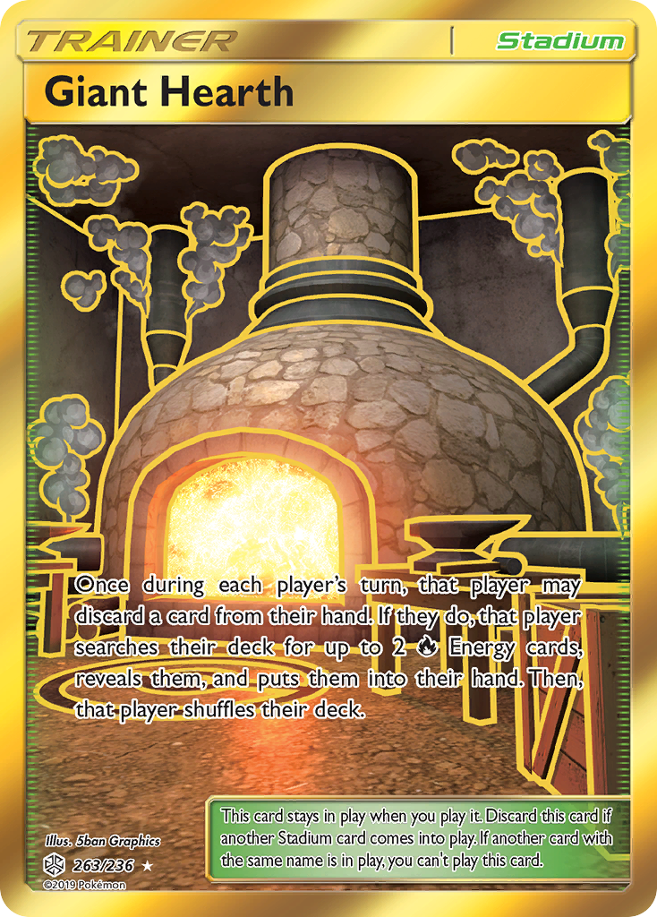 Giant Hearth (263/236) [Sun & Moon: Cosmic Eclipse] | Fandemonia Ltd