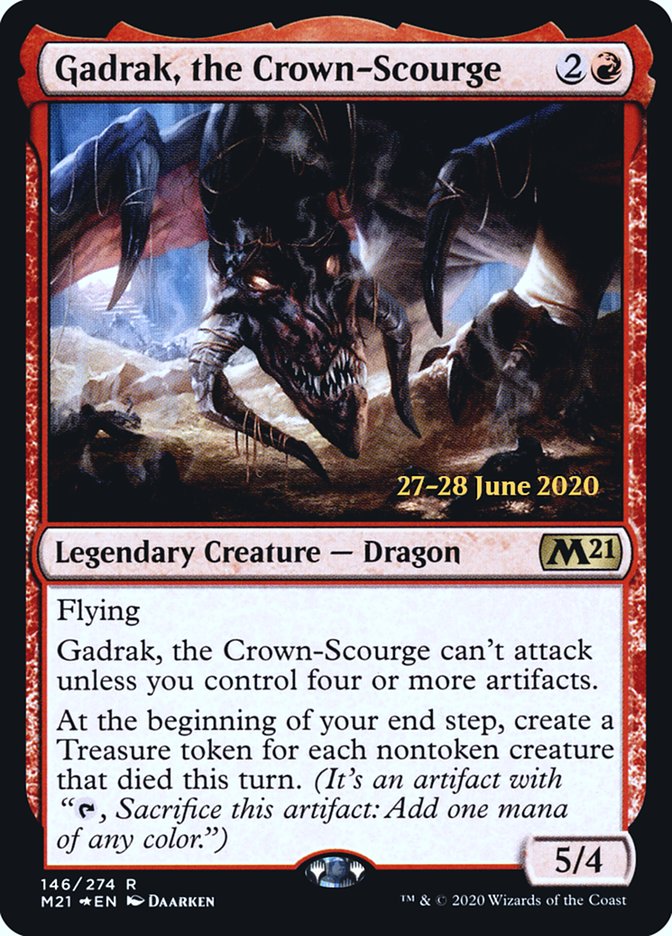 Gadrak, the Crown-Scourge  [Core Set 2021 Prerelease Promos] | Fandemonia Ltd