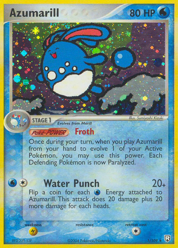 Azumarill (1/109) [EX: Team Rocket Returns] | Fandemonia Ltd