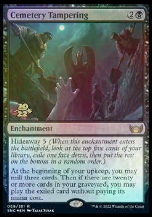 Cemetery Tampering [Streets of New Capenna Prerelease Promos] | Fandemonia Ltd