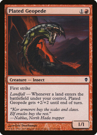 Plated Geopede [Zendikar] | Fandemonia Ltd