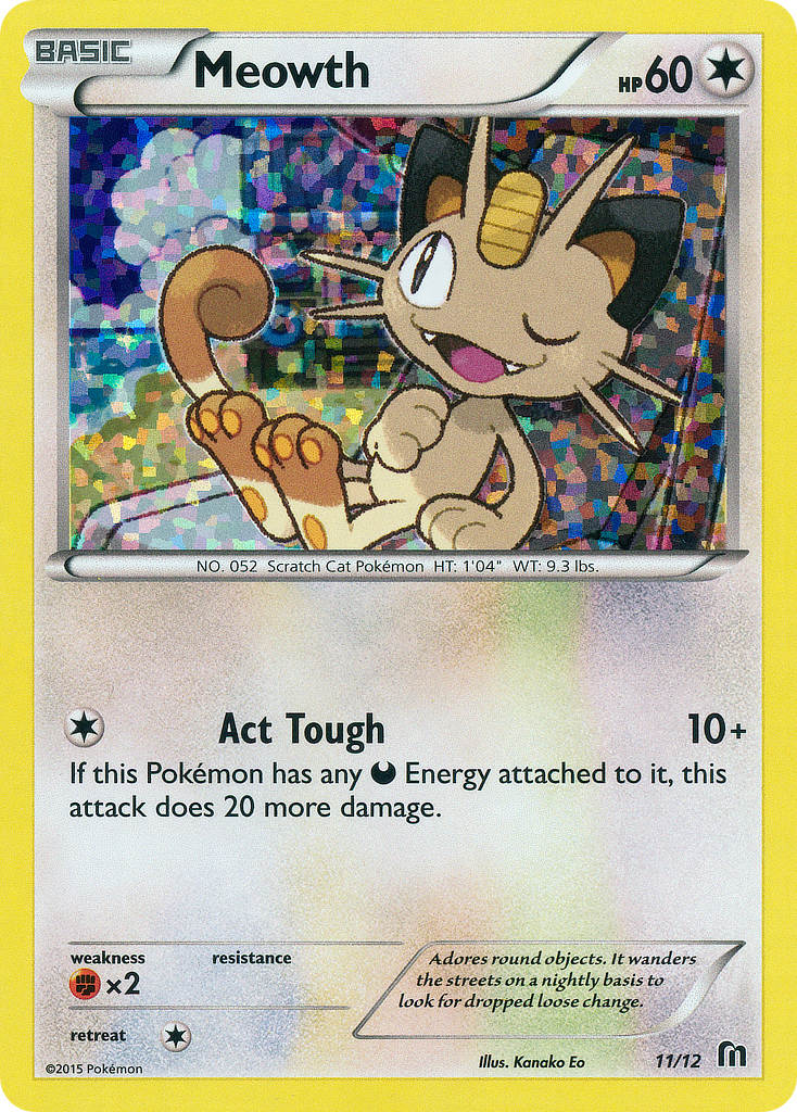 Meowth (11/12) [McDonald's Promos: 2016 Collection] | Fandemonia Ltd