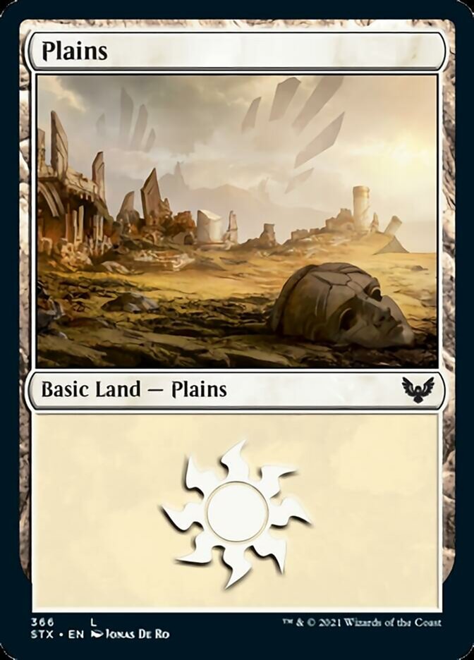 Plains (#366) [Strixhaven: School of Mages] | Fandemonia Ltd