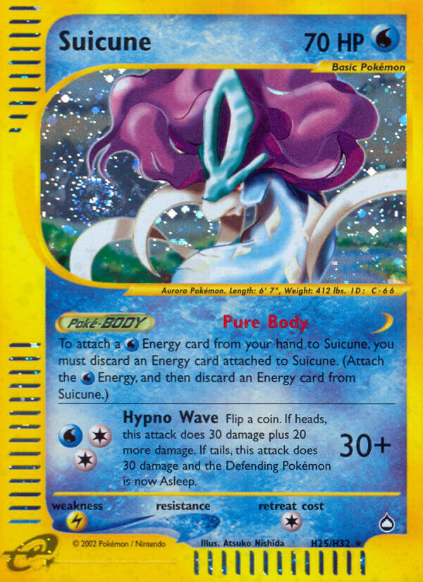 Suicune (H25/H32) [Aquapolis] | Fandemonia Ltd