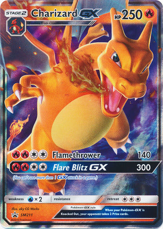 Charizard GX (SM211) (Jumbo Card) [Sun & Moon: Black Star Promos] | Fandemonia Ltd