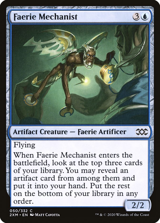 Faerie Mechanist [Double Masters] | Fandemonia Ltd