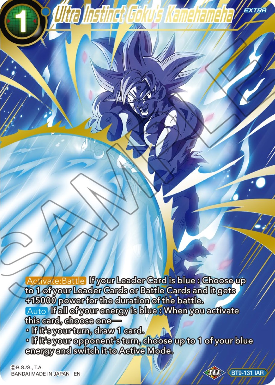 Ultra Instinct Goku's Kamehameha (BT9-131) [Theme Selection: History of Son Goku] | Fandemonia Ltd