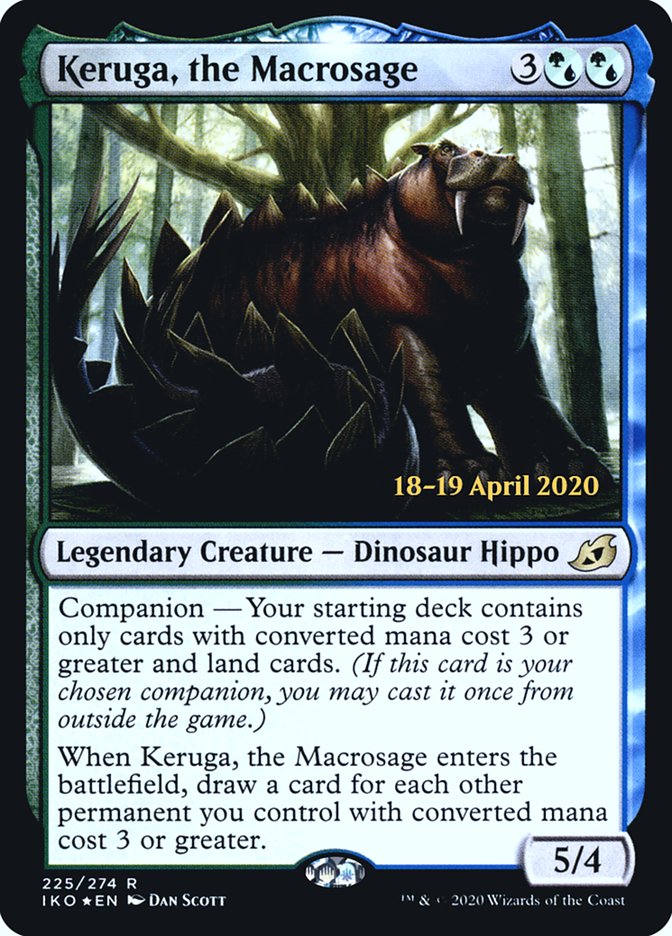 Keruga, the Macrosage  [Ikoria: Lair of Behemoths Prerelease Promos] | Fandemonia Ltd