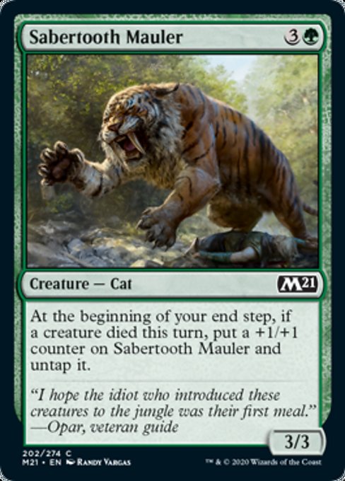 Sabertooth Mauler [Core Set 2021] | Fandemonia Ltd