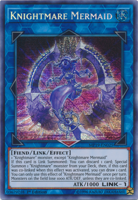 Knightmare Mermaid [MP19-EN025] Prismatic Secret Rare | Fandemonia Ltd