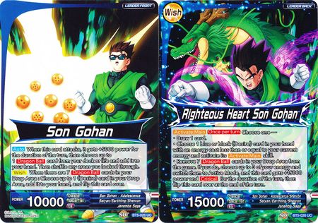 Son Gohan // Righteous Heart Son Gohan (BT5-026) [Miraculous Revival] | Fandemonia Ltd