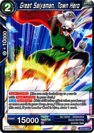 Great Saiyaman, Town Hero (BT5-032) [Miraculous Revival] | Fandemonia Ltd