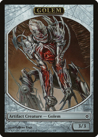 Golem Token [New Phyrexia Tokens] | Fandemonia Ltd