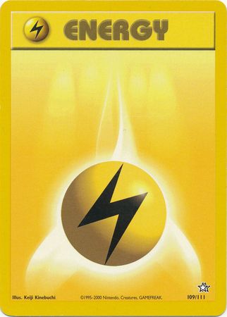 Lightning Energy (109/111) [Neo Genesis Unlimited] | Fandemonia Ltd