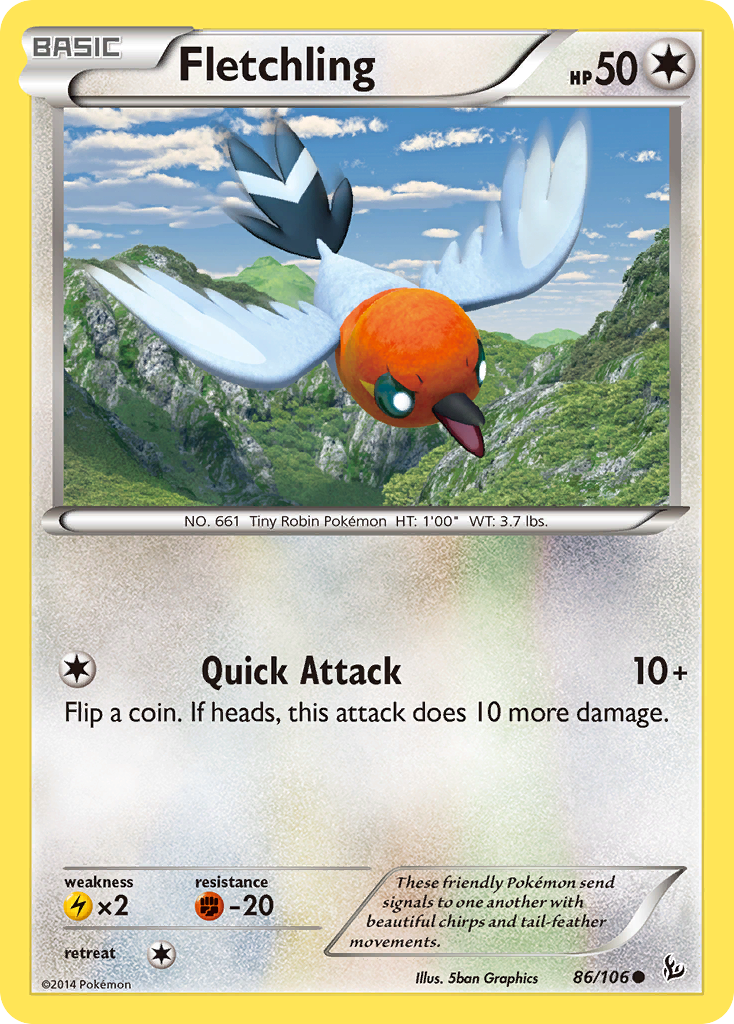 Fletchling (86/106) [XY: Flashfire] | Fandemonia Ltd