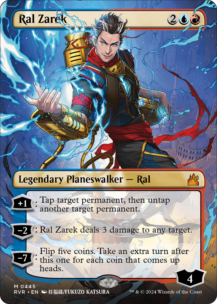 Ral Zarek (Anime Borderless) [Ravnica Remastered] | Fandemonia Ltd