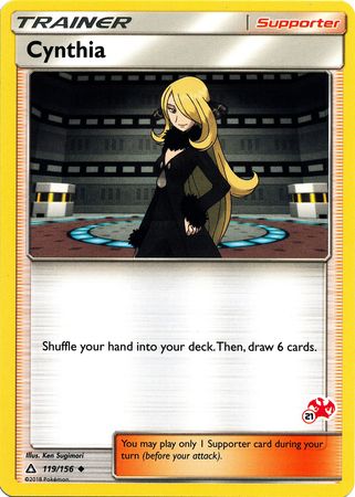 Cynthia (119/156) (Charizard Stamp #21) [Battle Academy 2020] | Fandemonia Ltd